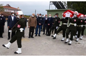 Kıbrıs Gazisi, son yolculuğuna uğurlandı