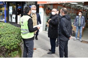 Lüleburgaz'da, koronavirüs denetimleri sürüyor