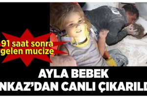 Rıza Bey Apartmanı’nda mucize! 4 yaşındaki Ayla 91 saat sonra canlı çıkarıldı