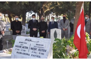 Şehit öğretmen Neşe Alten, kabri başında anıldı