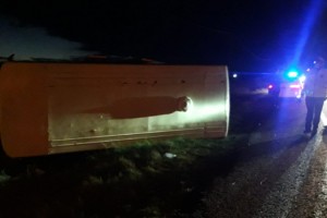 Tekirdağ’da fabrika işçilerini taşıyan minibüs devrildi: 2 yaralı