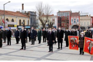 Atatürk'ün Edirne'ye gelişinin 90'ıncı yılı kutlandı