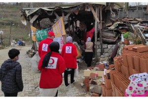 Kızılay'dan Çorlulu ihtiyaç sahiplerine gıda yardımı