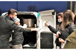 Süleymanpaşa Belediyesi'nden sağlık çalışanlarına çorba ikramı