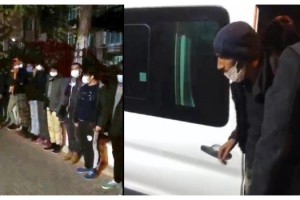 Tekirdağ'da, minibüste 13 kaçak göçmen yakalandı