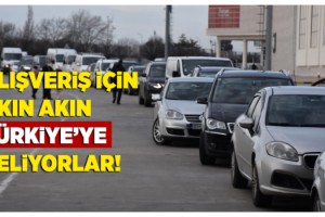 Kapıkule'de, Bulgar turistler uzun araç kuyruğu oluşturdu