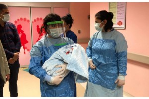 Keşan'da yılın ilk bebeği 'Ömer Aras'