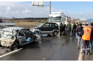 Keşan'da zincirleme kaza: 1 ölü