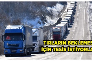 Sınırda 10 kilometre kuyruk oluşturan TIR şoförlerinin zorlu mesaisi