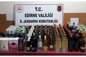Sınırda 155 litre kaçak içki ele geçirildi: 8 gözaltı