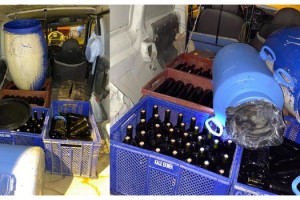 Tekirdağ'da 120 litre sahte şarap ele geçirildi; 3 kişi gözaltında