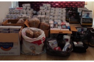 Tekirdağ'da kaçak tütün operasyonu