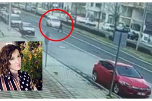1 çocuk annesinin öldüğü kaza kamerada