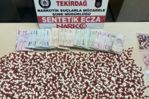 Tekirdağ'da 3 bin 578 uyuşturucu hap ele geçirildi
