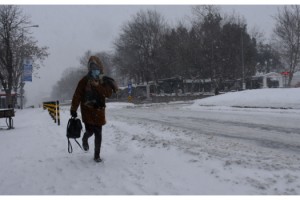 Trakya'da kar etkisini sürdürüyor