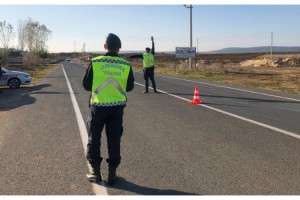 Edirne'de jandarma, bin 363 sürücüye 751 bin lira ceza kesti