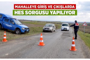 Malkara'da mutasyonlu virüs görülen mahalle, karantinaya alındı