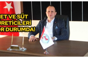 ET ve SÜT ÜRETİCİLERİ ZOR DURUMDA!