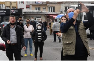 İntihar girişimini film gibi izlediler