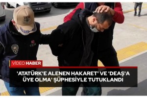 Tekirdağ'da Atatürk heykeline saldıran şüpheli tutuklandı