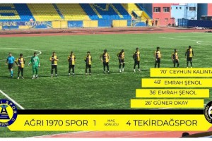 TEKİRDAĞSPOR DEPLASMADA FARKA KOŞTU