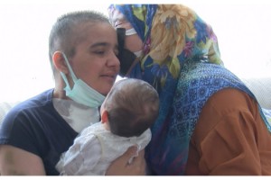 Anne, kızı ve torununun 'mucize' buluşması