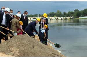 Edirne’de '3 Nehir 1 Şehir Projesi'nin temeli atıldı