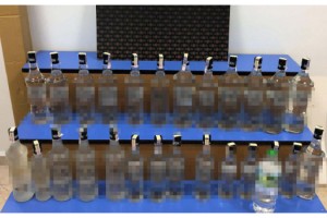 Keşan’da 27 şişe kaçak içki ele geçirildi