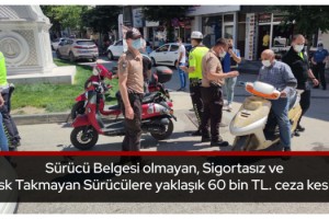 Malkara Polisinden Motosiklet Uygulaması