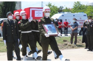 Şehit Er Sağdıç, son yolculuğuna uğurlandı