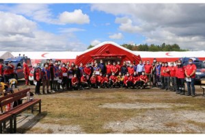 Trakya’daki 66 UMKE gönüllüsüne temel eğitim tatbikatı