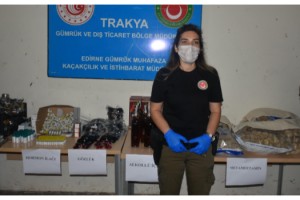 Kapıkule'de TIR stepnesine gizlenmiş 46 kilo uyuşturucu ele geçirildi