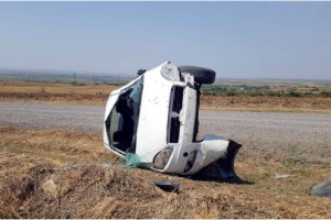 Malkara'da otomobil takla attı: 1'i bebek 3 yaralı