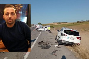 Tekirdağ Büyükşehir Belediyesi'nin bilgi sistemleri müdürü Malkara'da kazada öldü