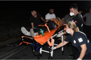 Ulaşılamayan TIR şoförü, takip cihazı sayesinde kaza yaptığı yerde yaralı bulundu