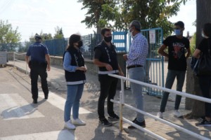 Keşan’da polis okul çevrelerinde uygulama yaptı