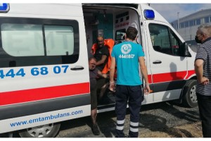 Silivri'de çıkan fabrika yangınında 2 işçi hafif yaralandı