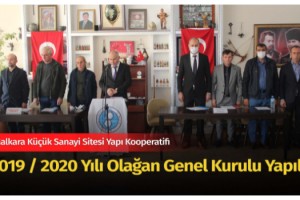 Malkara Küçük Sanayi Sitesi Yapı Kooperatifi 2019 / 2020 Yılı Olağan Genel Kurulu Yapıldı