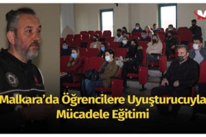 Malkara’da Öğrencilere Uyuşturucuyla Mücadele Eğitimi