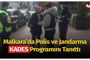 Malkara’da Polis ve Jandarma KADES’i Tanıttı