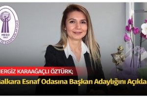 Nergiz Karaağaçlı Öztürk, Malkara Esnaf Odasına Başkan Adaylığını Açıkladı