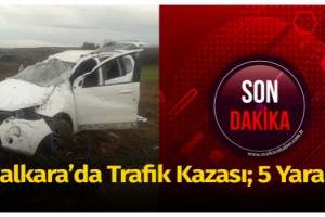 Malkara’da Trafik Kazası; 5 Yaralı