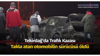 Takla atan otomobilin sürücüsü öldü