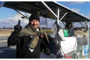 İngiltere'den Mekke'ye yürüyen Iraklı, Lüleburgaz'da