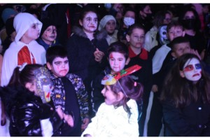 Kırklareli'de korku gecesi 'Koleda' kutlandı