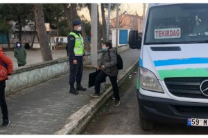 Jandarma’dan okul servislerine denetim