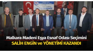 Malkara Madeni Eşya ve Sanatkarlar Esnaf Odası’nda “Salih Engin” Dönemi Başladı