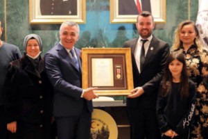 Kırklareli'de gazi Soner Gür'e 'Devlet Övünç Madalyası ve Beratı' verildi