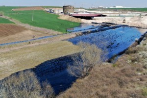 Edirne'de zift dolu havuzun patladığı şantiyenin faaliyetleri durduruldu