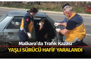 Malkara'da trafik kazası; 1 yaralı